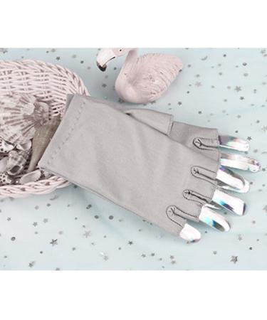 Nail Dryer Anti UV Protection Gloves Led Lamp Radiation UV Shield Fingerless Gloves Nail Art Dryer Tools for Salon Home 1 Pair Black Nail Gloves - Buy Online on GoSupps.com