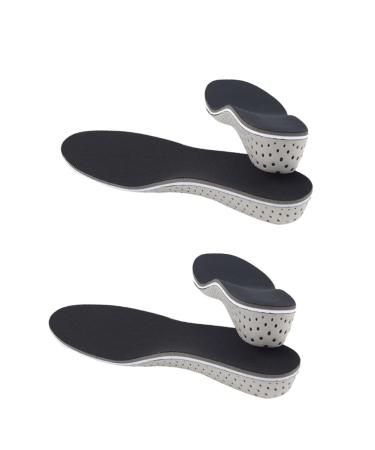 Gatuida 4 Pairs Height Increase Insert Elevator Insole for Men Heightening Insole Women Elevated Increase Cushion Invisible Insole Height Increase Shoe Insert Mens Insoles Heel Lift Men's