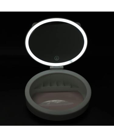 ZOMTTAR Rechargeable Makeup Box Fill Light Mirror LED Makeup Mirror Desktop Fill Light Dressing Mirror White - Buy Online on GoSupps.com