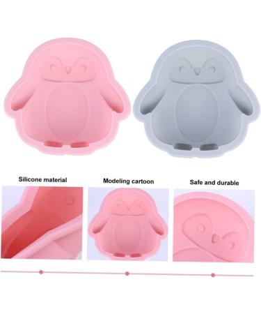 OUNONA 4 Pcs Silicone Mold Penguin Silicone Mould Non-Stick Baking Molds Silicone Dessert Mold Muffin Trays Silicone Fondant Roasting Pan Cake Mold Fondant Mold Cartoon Child Silica Gel Assorted Color 2x2pcs 12.2X11.5X3.3CMx2pcs - Buy Online on GoSupps.com