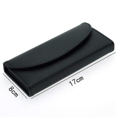 OBHDRERRY 8-Part Stainless Steel Eyebrow Tool Kit for Women - Precision Tweezers Scissors & Comb - Best Makeup Trimming Set (Black) - Buy Online on GoSupps.com