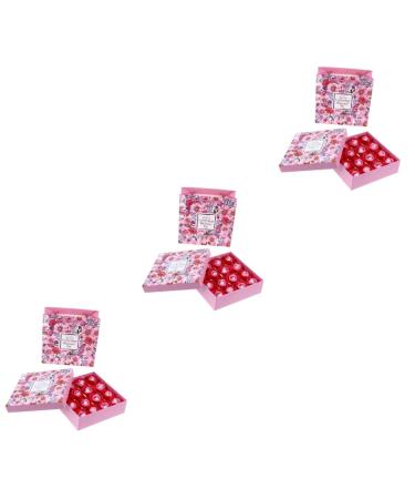 FRCOLOR 3 Boxes Rose Soap Rose Body Floral Soap Shower Soap Scented Soaps Rose Body Soap Floral Scented Bath Soap