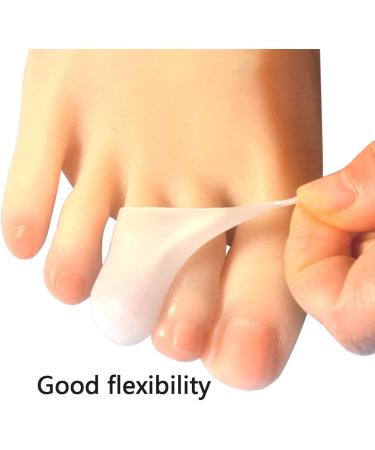 10 Pack Hoogoo Gel Toe Caps - Toe Covers for Ingrown Toenails, Corns, Blisters, Hammer Toes - White - Buy Online on GoSupps.com