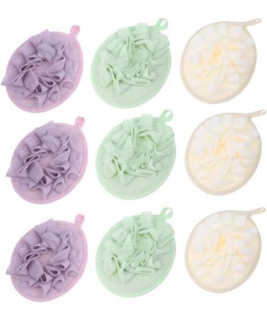 18 Pcs Bathing Accessories Set - Bath Sponge Flower Puff & Bubble Net for Ultimate Relaxation - Buy Online on GoSupps.com
