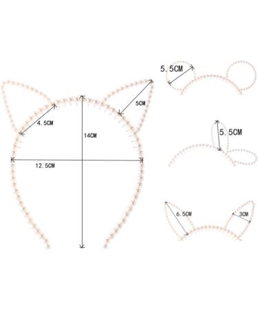 Womens Headband Kids Hair Ties Children Hair Hoop Cartoon Headband Cat Hairband Scrunchies for Women Cat Cosplay Headband Christmas Hairband Party Headband Animal Ear Women's picture 1 - Buy Online on GoSupps.com