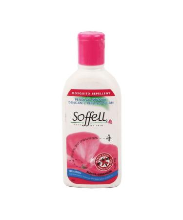 Soffell Mosquito Repellent Lotion Protects Flora Scent 70 Ml. Thailand Product