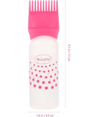 Partykindom 3-Piece Root Comb Applicator Bottle Set - Hair Dye Applicator Brush & Refillable Container for Salon Use | International Shipping - Buy Online on GoSupps.com