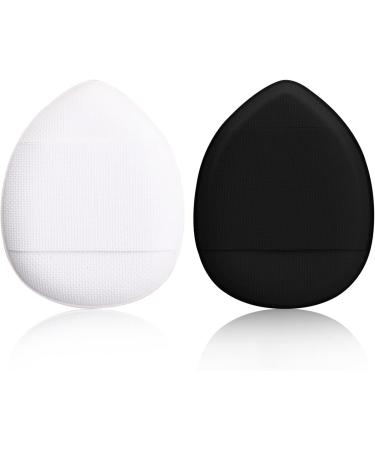 Sibba 2-Piece Loose Powder Puffs with Finger Holder - Soft Makeup Setting Triangle Face Cushion for Beauty Blender - Portable Cosmetics Sponge for Foundation - Small Head Storage Brush Included - Buy Online on GoSupps.com