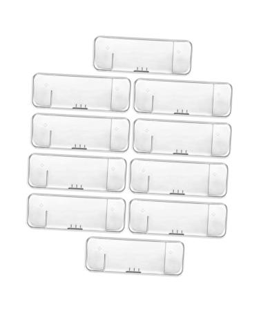 Beatifufu 10 pieces of box razor storage box plastic container travel case for razor shaver holder razor case holder for beard shaver outdoor rasier case travel