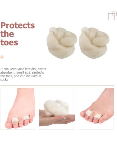 Lambs Wool Toe Spacers - 2pcs | Soft Feet Cushion & Separator - Buy Online on GoSupps.com