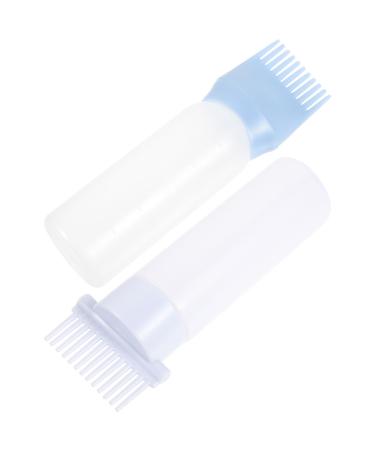 Beaupretty 2pcs Hair Dye Bottles Compact Wallet Women Styling Tools Evil Eye Car Hanging Ornament Dye Comb Hair Dye Root Hair Oiling Massage Comb Dye Root Combs Hair Color Brush Pp Toothed