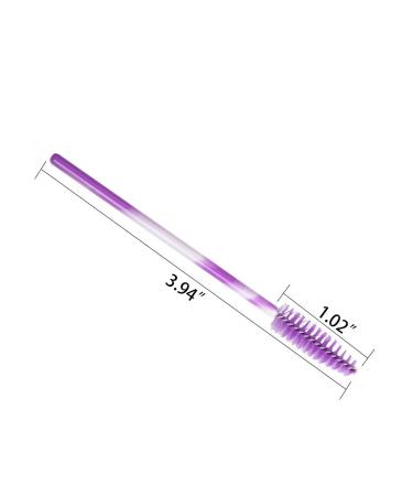 300 Pack Disposable Eyelash Brush for Extensions - Deep Purple Mascara Wands Kit - Buy Online on GoSupps.com