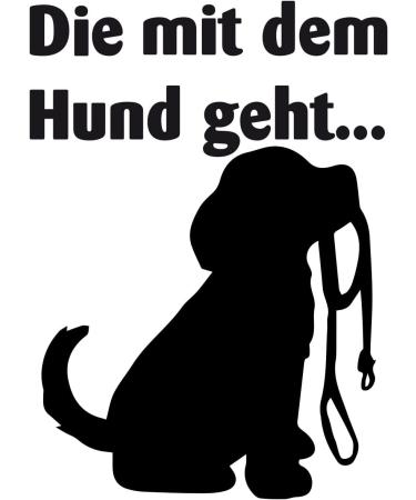 Funny Pink Safety Vest for Dog Owners - 'DIE mit dem Hund gehen' | XL Size | International Shipping - Buy Online on GoSupps.com