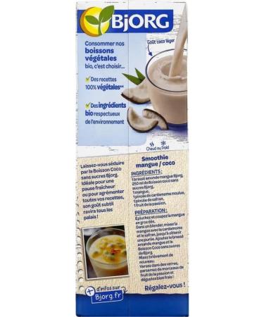 Organic Sugar Free Coconut Drink 1L BJORG Pack of 4 - Buy Online on GoSupps.com