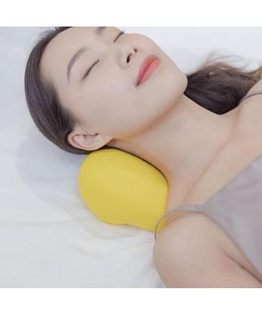 Koanhinn Neck Tension Releaser | Acupressure Pillow for Neck Pain Relief & Muscle Relaxation | Cervical Traction Massage Pillow - Yellow - Buy Online on GoSupps.com