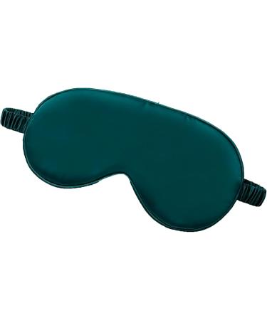 Buy Simon LLC Satin Silk Sleep Masks Set of 2 - Black & Green | Comfortable Luxury Eye Mask for Men & Women - International Shipping Available - Buy Online on GoSupps.com