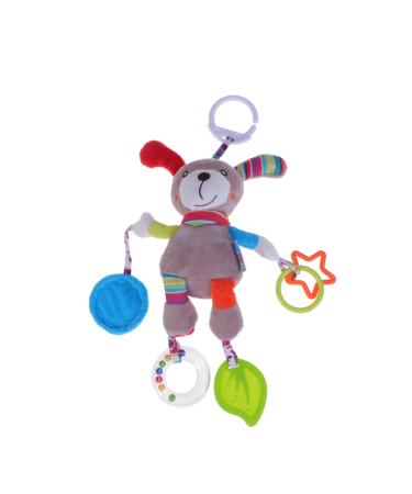 Toyvian Baby Toys Crib Plush Toys Cute Ring the Bell Child Toys As Shown Size 1