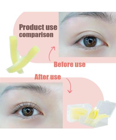 Silicone Curler Pad Set - 10Pcs/5 Sizes for Lash Perm Kit | Reusable Lower Lash Isolation Pads for Tint & Perm Eyelashes (Yellow) - International Shipping - Buy Online on GoSupps.com
