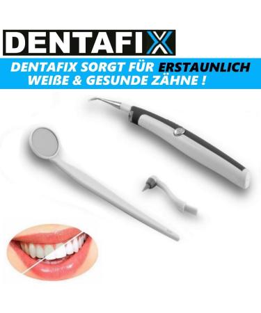 Dentafix Electric Tartar Remover - Ultra Sonic Tooth Cleaner & Plaque Removal Tool | Dental Care for Healthy Teeth - Buy Online on GoSupps.com