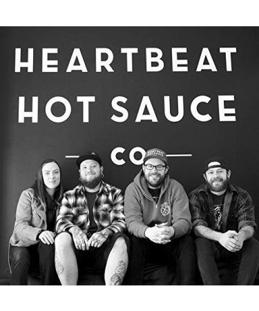Heartbeat Hot Sauce Pineapple Habanero 6 oz - Small Batch, Handmade, Vegan & Preservative Free - Buy Online on GoSupps.com