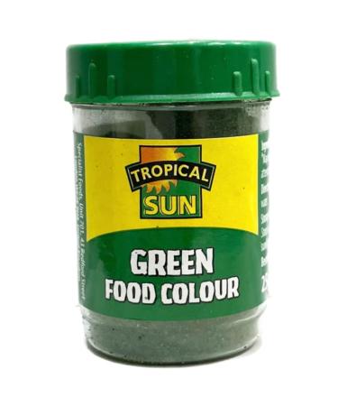 4 x Tropical Sun Food Colour Green 12 x 25g