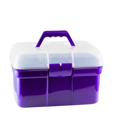PFIFF 100576 Children's Grooming Box - 6-Piece Horse Care Kit Purple | International Shipping Available - Buy Online on GoSupps.com