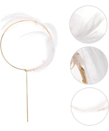 Angoily Cake Picks Cupcake Topper Cake Decoration Cake Pick Party Supplies White Paper Cup Pearl - Buy Online on GoSupps.com