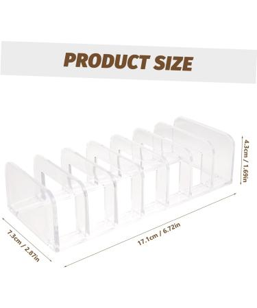 FOMIYES 4pcs Eye Shadow Storage Box Makeup Storage Case Vanity Organizers and Storage Transparent Case Grid - Buy Online on GoSupps.com