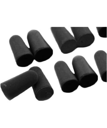 10 Pairs Soft Black Foam Ear Plugs - Travel Sleep Noise Reduction - Tapered Design for Ultimate Comfort - Buy Online on GoSupps.com