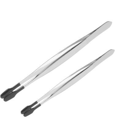 Minkissy 6 STK Stainless Steel Stamp Clip Brow Tool & Tweezers for Handicrafts - Jewelry Production Aid (15.20x1.00cm Set of 3) - Buy Online on GoSupps.com