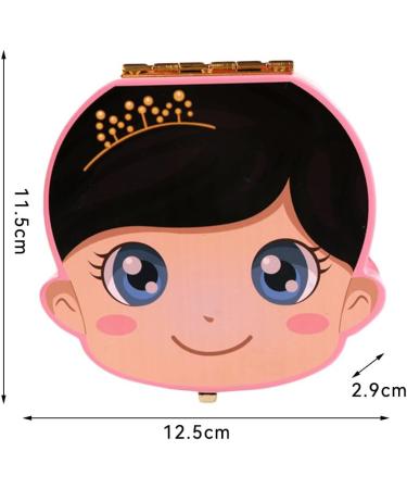Children's Wooden Tooth Box - Baby Teeth Keepsake Organizer for Boys and Girls | Souvenir Baby Tooth Storage Box - Pink/Girl - Buy Online on GoSupps.com