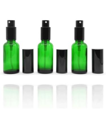 Yizhao Green Spray Bottle - 30ml Glass Atomizer for Essential Oils Cosmetics Cleaning Aromatherapy | 18pcs Set - Buy Online on GoSupps.com
