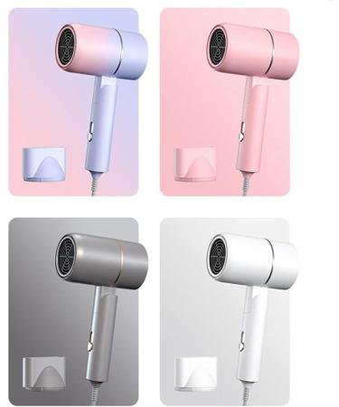 Strong Wind Hot &Cold Air Brush Negative Ionic Professional Electric Hair Dryer Temeperature Control Salon Dryer Hot &Cold Wind Negative Ionic Blow Dryer (White) - Buy Online on GoSupps.com
