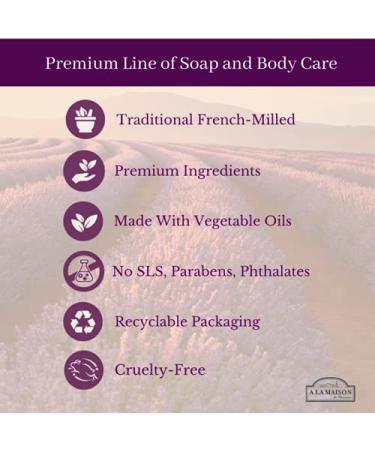 A LA MAISON De Provence Hand and Body Lotion | Natural Moisturizing Lotion with Argan Oil and Shea Butter | Moisturizer for Dry Skin | Paraben and Phthalates Free | Fresh Sea Salt Scent 8 Oz (2 Pack) - Buy Online on GoSupps.com