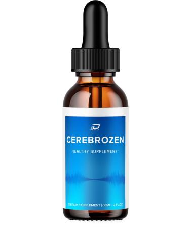 Cerebrozen Tinnitus Ear Drops - Cerebrozen 24 Cerebrozen Liquid Drops Cerebrozen Reviews Cerebrozen Drops for Ear Relief Advanced Formula (1 Pack - 1 Month Supply)