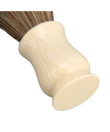 Men's Beard Brush with Synthetic Bristles - Portable Shaving Foam & Barber Neck Duster - Ideal for Grooming & Cleaning - Buy Online on GoSupps.com