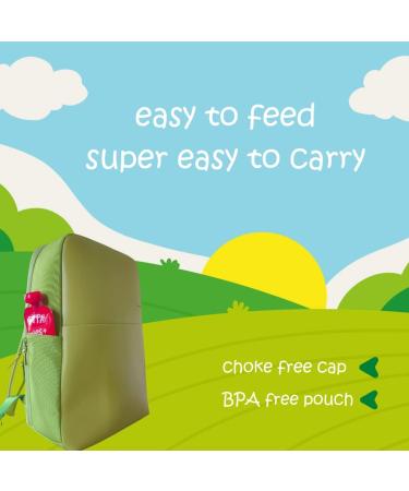 Happa Organic Food for little one Fruit Puree (Apple+Mango Mango+Banana Apple+Banana Sweet Potato+Mango+Pear) Stage 3 4 Pouches 100 Gram Each - Buy Online on GoSupps.com