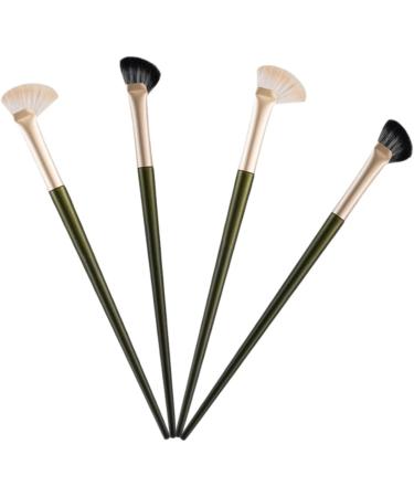 Healeved 16 Pcs Nose Shadow Brush Contour Blending Brush Angled Eye Shadow Brush Eye Concealer Wooden Handle - Buy Online on GoSupps.com