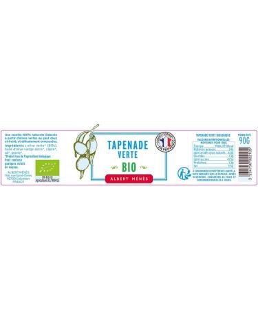 ALBERT MENES AM - Spreads - Organic Green Tapenade - 90 g - Buy Online on GoSupps.com