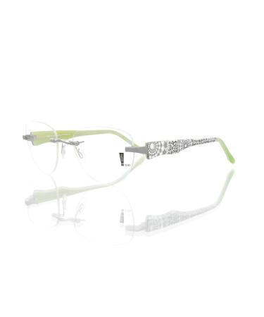switch it set Combi 2492 interchangeable temples in white-grey-black inside lime
