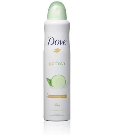 Dove Deodorant & Anti-perspirant 150ml 5.07oz / Each 0% Alcohol 24-48 Hr Protection (Go Fresh Fresh Touch Cucumber & Green Tea Scent) by Dove Pack Of 6 - Buy Online on GoSupps.com