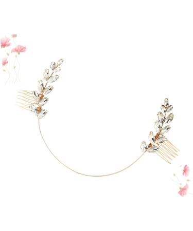 Housoutil Diamond Flower Girl Hair Wedding Hair Comb Pearl Hair Accessories Bride Headpieces for Wedding Tiara Bridal Headdress European and American Bridesmaid Olive Branch - Buy Online on GoSupps.com