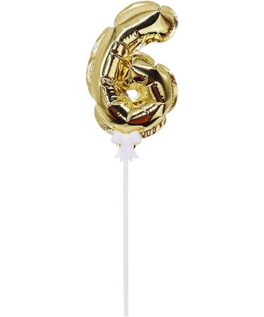 Personalised Cake Toppers Cake Decorations 1pc 6inch Foil Number Balloon Cake Topper Automatic Inflatable Balloon Happy Birthday Cake Decoration for Kids (Color : Gold 7) (Color : Silver 4) (Color : Gold 9 - Buy Online on GoSupps.com
