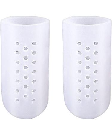 Gel Toe Protector - Silicone Caps for Corns, Blisters & Ingrown Toenails - Clear (Medium) - Buy Online on GoSupps.com