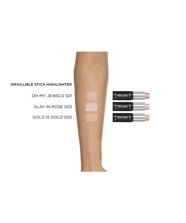 L'Oreal Paris Infallible Strobe Highlight Stick 503 Slay Rose 9g - Stunning Illuminating Highlighter - Buy Online on GoSupps.com