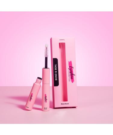 Eyeshine 2-in-1 Bond & Seal - Long-Lasting Black Lash Adhesive with Curved Brush Applicator for Flawless Lashes - International Shipping Available - Buy Online on GoSupps.com