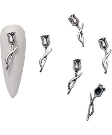 Nail Art Decoration Tips Ornament Metal Alloy Nail Art Decals Pendant Manicure Accessories Eye Catching For Girls Nail Art Accessories Decoration Decals Craft Supplies Jewelry For Girls Crystal - Buy Online on GoSupps.com