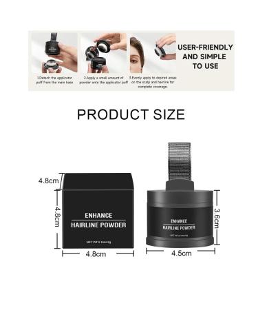 Waverloo Magic Root Cover Up - Instant Hairline Concealer for Black Hair (Small) | Enhance Your Look  - Buy Online on GoSupps.com