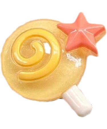 Fashion Sweet Cute Lollipop Star Hairpins Y2k Dopamine Hair Clip Simple Hair Barrettes Fashion Hair Accessory Gifts Hair Side Clip For Women Decorative - Buy Online on GoSupps.com