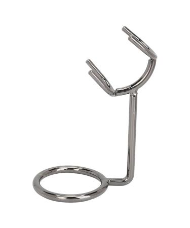 Stainless Steel Shaver Holder Stand | Black Razor Brush Holder for Optimal Ventilation - Buy Online on GoSupps.com